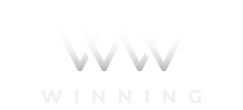 logo winning png colore bianco